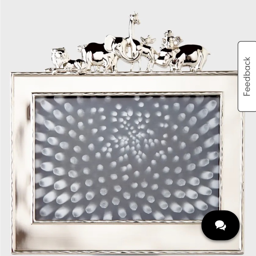 Michael Aram Silver Animal Frame 5 x 7